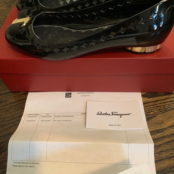 Black Jelly Salvatore Ferragamo shoes - Picture 3 of 4